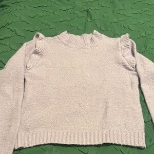 Wild Fable Lavender Ruffle Sweater
